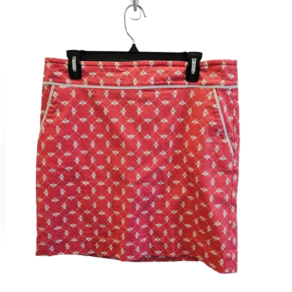 Talbots Bee Buzzing Pink Womens Cotton Skirt - Picture 1 of 5